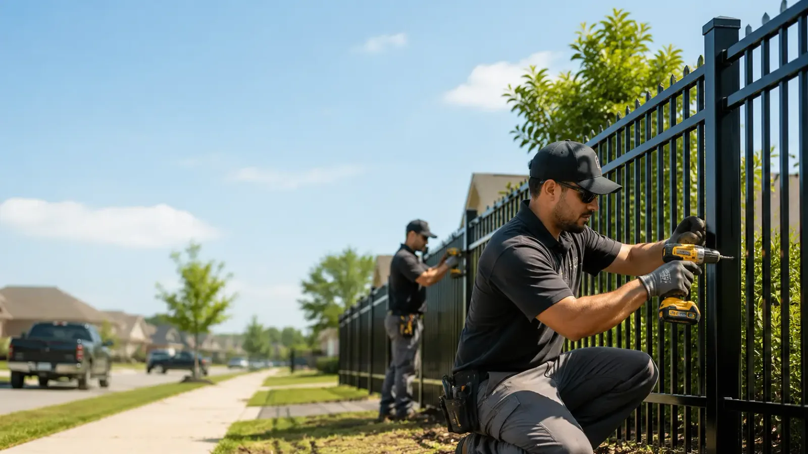 Metal Fence Installation in Frederic, MI